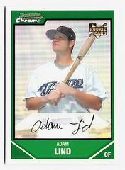 Adam Lind Baseball Cards 2007 Bowman Prices