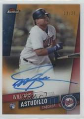 Willians Astudillo [Orange Refractor] #FA-WA Baseball Cards 2019 Topps Finest Autographs Prices