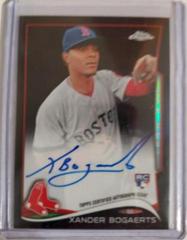 Xander Bogaerts [English Back Autograph Black Refractor] #25 Baseball Cards 2014 Topps Chrome Prices