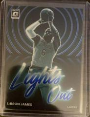 LeBron James [Blue] Basketball Cards 2022 Panini Donruss Optic Lights Out Prices