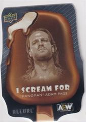Hangman Adam Page Wrestling Cards 2022 Upper Deck Allure AEW I Scream For Prices