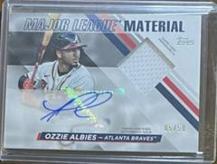 Ozzie Albies #MLMA-OA Baseball Cards 2024 Topps Major League Material Autograph Prices