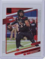 Patrick Mahomes II [Red] #18 Football Cards 2023 Panini Chronicles Draft Picks Clearly Donruss Prices