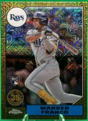 Wander Franco [Gold] #T87C2-16 Baseball Cards 2022 Topps Silver Pack 1987 Chrome Series 2 Prices