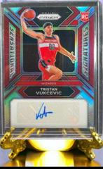 Tristan Vukcevic [Red Prizm] #2 Basketball Cards 2023 Panini Prizm Sensational Signature Prices