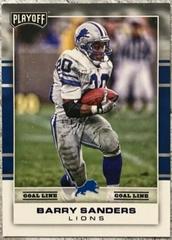 Barry Sanders [Goal Line] Football Cards 2017 Panini Playoff Prices
