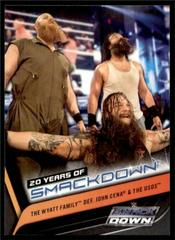 The Wyatt Family def. John Cena & The Usos #SD-34 Wrestling Cards 2019 Topps WWE 20 Years of SmackDown Live Prices