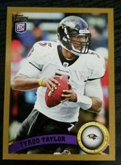 Tyrod Taylor [Gold] #14 Football Cards 2011 Topps Prices