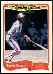 Andre Dawson Baseball Cards 1985 Fleer Limited Edition Prices