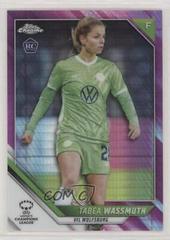 Tabea Wassmuth [Pink Prism Refractor] Soccer Cards 2021 Topps Chrome UEFA Women’s Champions League Prices