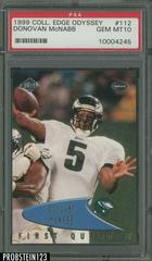 Donovan McNabb #112 Football Cards 1999 Collector's Edge Odyssey Prices