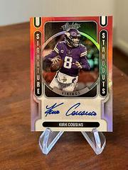 Kirk Cousins [Red] #SS-KC Football Cards 2022 Panini Absolute Signature Standouts Prices