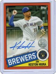 Keston Hiura [Orange Refractor] Baseball Cards 2020 Topps Chrome 1985 Autographs Prices