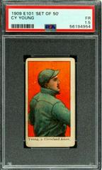 Cy Young Baseball Cards 1909 E101 Set of 50 Prices