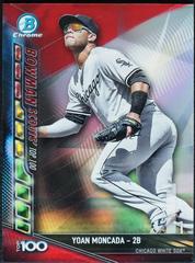 Yoan Moncada [Red Refractor] #BTP-1 Baseball Cards 2017 Bowman Scouts' Top 100 Prices