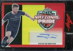 Kevin De Bruyne [Prismatic Red] Soccer Cards 2022 Leaf Metal National Pride Autographs Prices