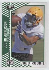 Justin Jefferson [Green] #2 Football Cards 2020 Sage Hit Prices