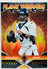 Russell Wilson [Black] #FT-19 Football Cards 2022 Panini Phoenix Flame Throwers Prices