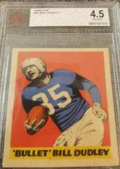 Bill Dudley #22 Football Cards 1949 Leaf Prices