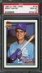 Brent Mayne #776 Baseball Cards 1991 O Pee Chee Prices