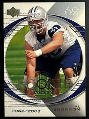 Al Johnson Football Cards 2003 Upper Deck Honor Roll Prices