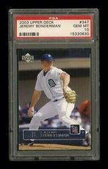 Jeremy Bonderman #347 Baseball Cards 2003 Upper Deck Prices