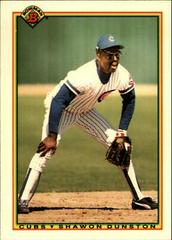 Shawon Dunston #38 Baseball Cards 1990 Bowman Tiffany Prices