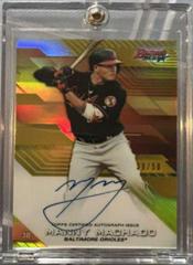 Manny Machado [Gold Refractor] #B17-MMA Baseball Cards 2017 Bowman's Best of Autograph Prices