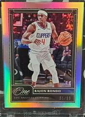 Rajon Rondo #94 Basketball Cards 2020 Panini One and One Prices
