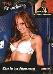 Christy Hemme Wrestling Cards 2009 TriStar TNA Knockouts Prices