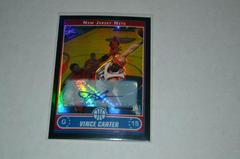 Vince Carter [Black Refractor Autograph] #12 Basketball Cards 2006 Topps Chrome Prices
