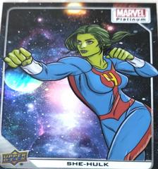 She-Hulk [Cosmic] Marvel 2023 Upper Deck Platinum Prices