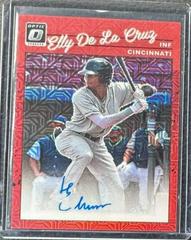 Elly De La Cruz [Red Mojo] #1990-EC Baseball Cards 2023 Panini Donruss Optic Retro 1990 Signatures Prices