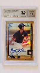 Kyle Tucker [Gold Refractor] Baseball Cards 2015 Bowman Chrome Draft Pick Autograph Prices