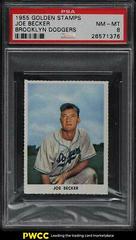 Joe Becker [Brooklyn Dodgers] Baseball Cards 1955 Golden Stamps Prices
