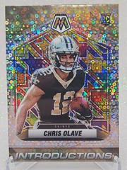 Chris Olave [No Huddle Silver] Football Cards 2022 Panini Mosaic Introductions Prices