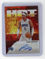 Paolo Banchero Basketball Cards 2023 Panini Hoops Hot Signature Prices