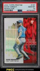 David Wright [Refractor] #167 Baseball Cards 2002 Topps Pristine Prices