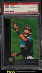 Alex Rodriguez Baseball Cards 1996 Leaf Prices