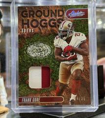 Frank Gore [Holo Silver] #GH-19 Football Cards 2023 Panini Absolute Ground Hoggs Materials Prices