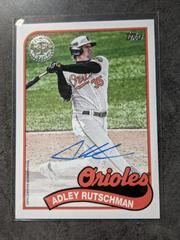 Adley Rutschman Baseball Cards 2024 Topps 1989 Autograph Prices