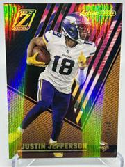 Justin Jefferson [Gold] #27 Football Cards 2021 Panini Zenith Prices