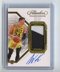 Walker Kessler [Gold] #5 Basketball Cards 2022 Panini Flawless Rookie Autograph Prices