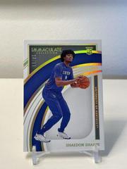 Shaedon Sharpe [Gold] Basketball Cards 2022 Panini Immaculate Collection Collegiate Prices
