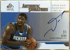 Nene Hilario Basketball Cards 2003 SP Signature Authentic Signature Prices
