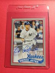 Derek Jeter [Platinum] #89BA-DJ Baseball Cards 2024 Topps 1989 Autograph Prices