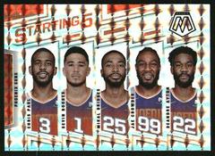 Chris Paul, Deandre Ayton, Devin Booker, Jae Crowder, Mikal Bridges #24 Basketball Cards 2021 Panini Mosaic Starting 5 Prices