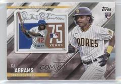 CJ Abrams #SEP-CJA Baseball Cards 2022 Topps Update Special Event Patch Relics Prices