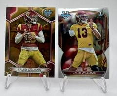 Caleb Williams [Gold Geometric] #100 Football Cards 2023 Bowman's Best University Prices