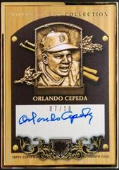 Orlando Cepeda [Onyx] Baseball Cards 2022 Topps Gilded Collection Gold Framed Hall of Famer Plaque Autographs Prices